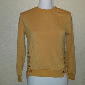 Art Class yellow sweater Girl Large 10/12